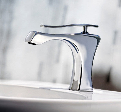 Icarus Basin Mixer, Without Waste Chrome 100% Italian