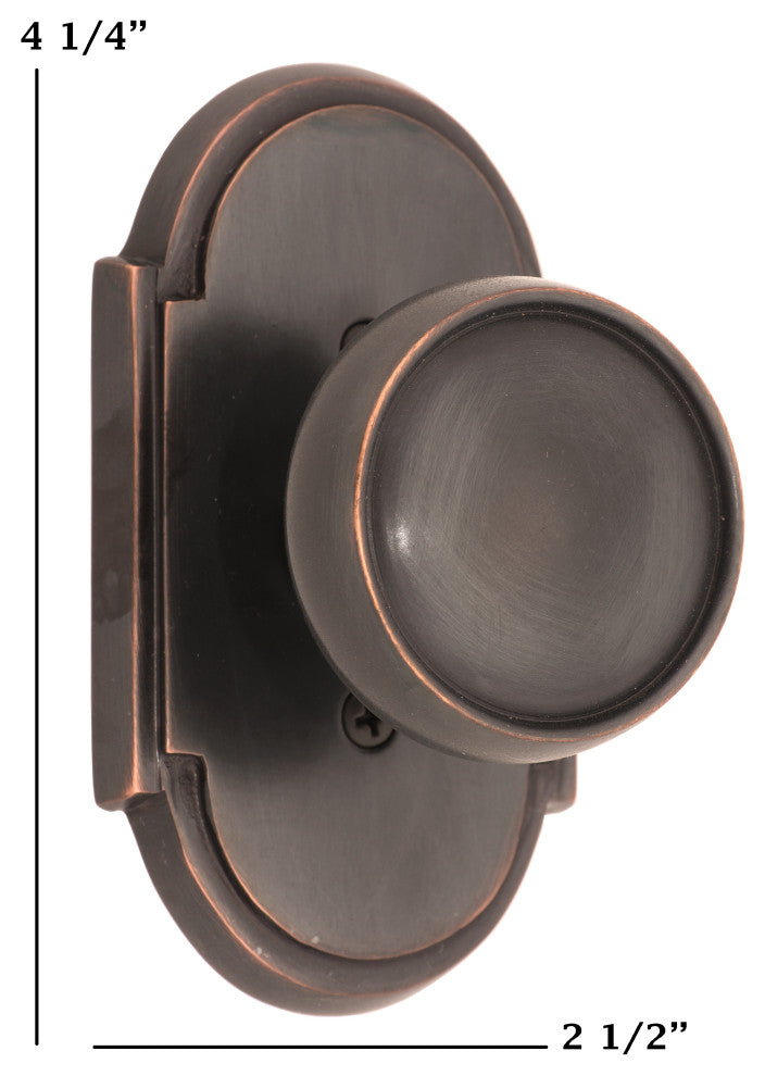 Palladian Plate Passage Set - 2-3/8"