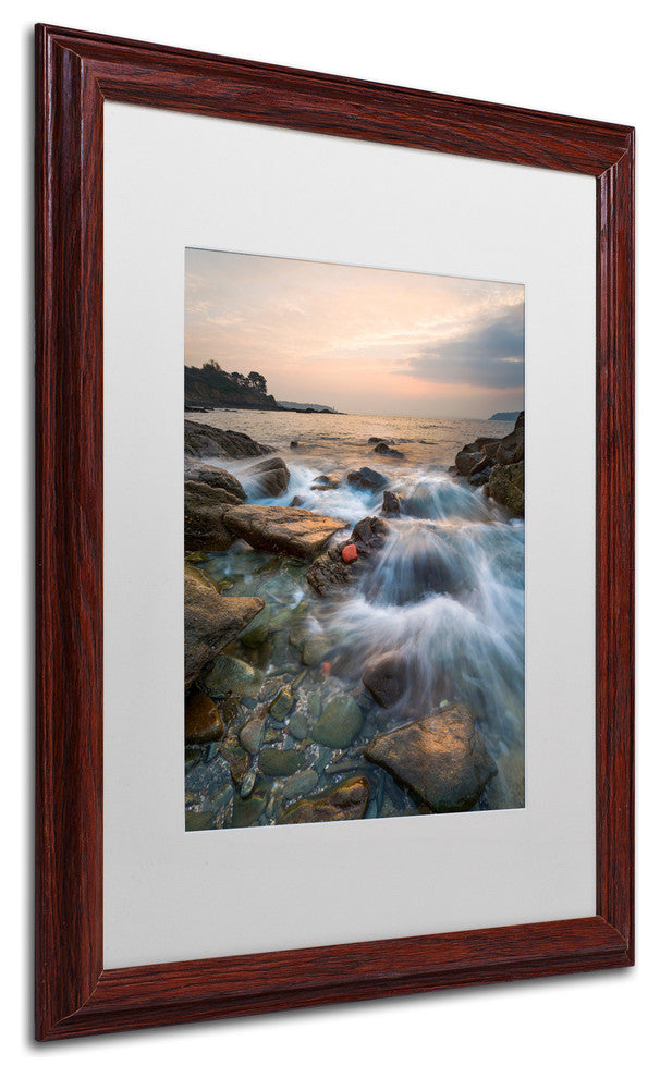 Mathieu Rivrin ''Story of a Wave'' Matted Framed Art, 16x20