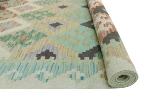 Sun Faded Flatweave Muhaimin Rust/Ivory Rug, 4'9x6'7