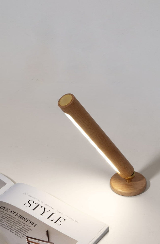 Minimalistic Wooden Wall Lamp in Nordic Style for Living Room, Bedroom
