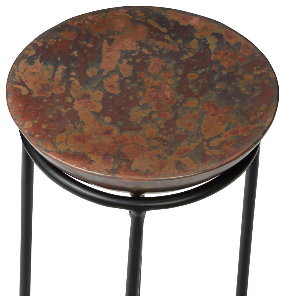 Disc Metal Drink Table