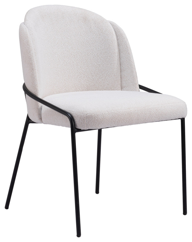 Jambi Dining Chair (Set of 2) Ivory