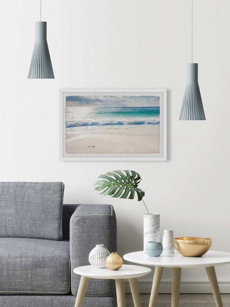 "Today's a Beach Day" Framed Painting Print, 18x12