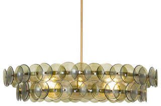 Maxim 21824 Loren 6 Light 42"W Drum Chandelier - Gunmetal