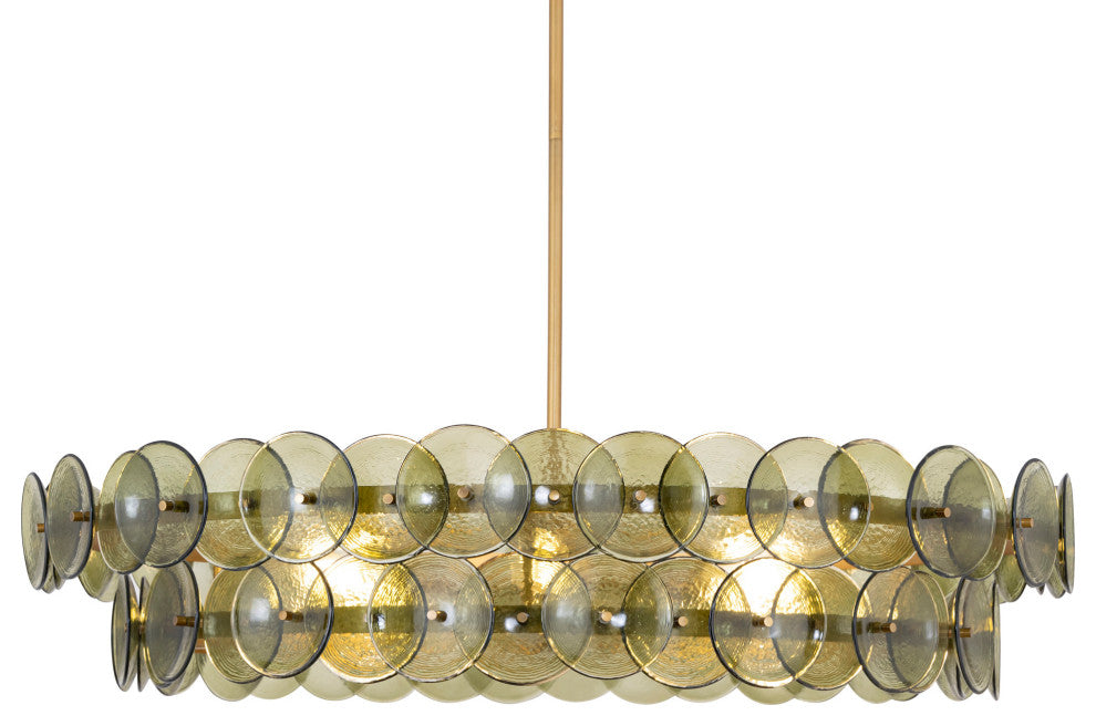 Maxim 21824 Loren 6 Light 42"W Drum Chandelier - Gunmetal