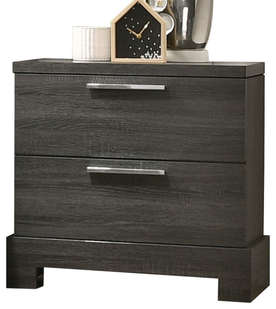 Lantha Nightstand, Gray Oak