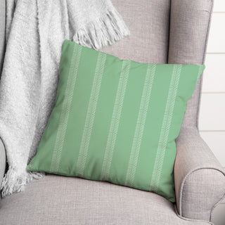 Green Lines 18x18 Indoor/Outdoor Pillow