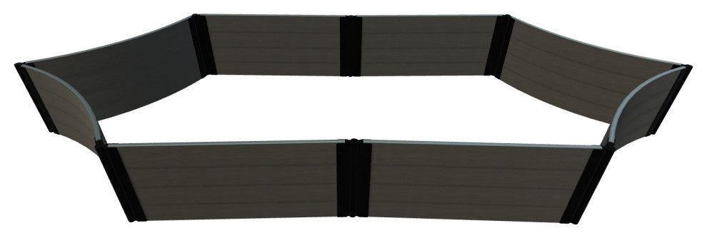 Weathered Wood 'Silver Salver' - 6' X 16' X 22"  Raised Garden Bed - 1" Profile