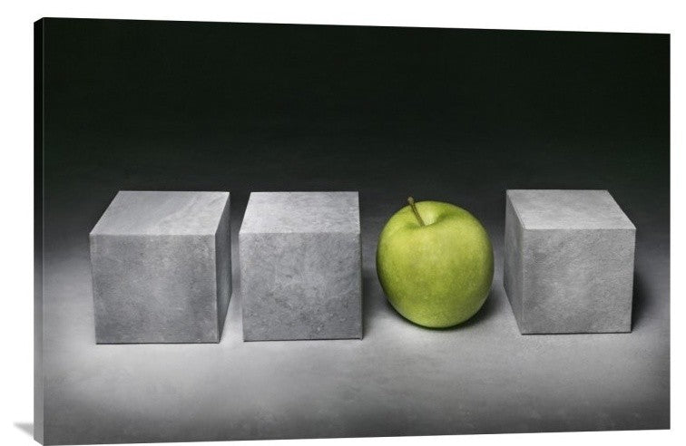 "Green" Stretched Canvas Giclee by Christophe Verot, 36x24"