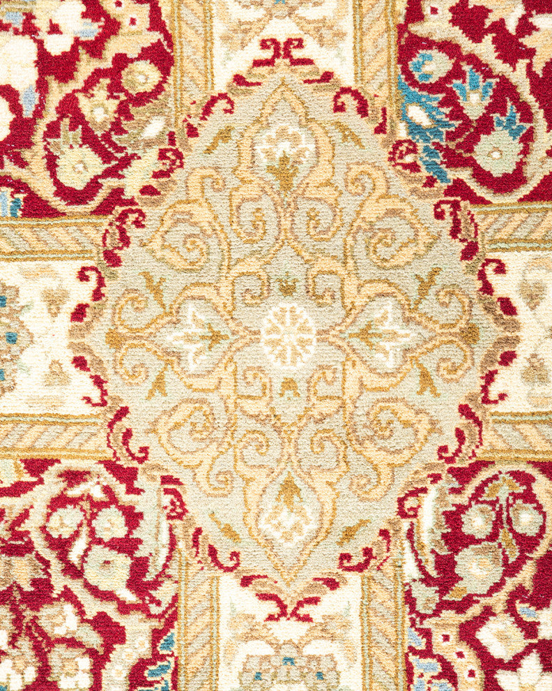 Udaipur, One-of-a-Kind Hand-Knotted Area Rug Red, 8'2"x10'5"