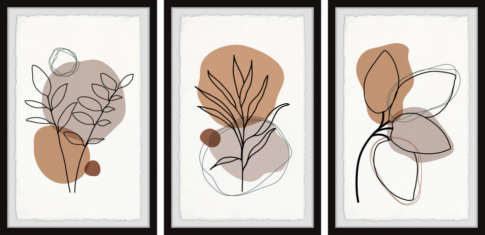 Ferns Grow Triptych, 3-Piece Set, 30x45 Panels