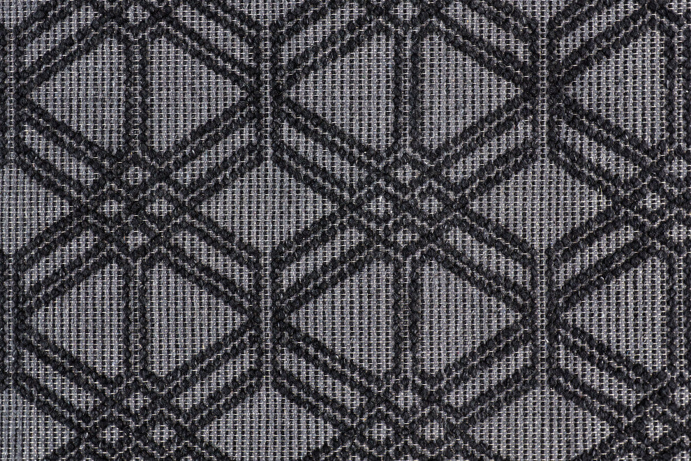 Weave & Wander Lavinda Charcoal 7'9"x9'9" Rug