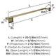 Appoint Traditional Towel Bar, Golden Champagne, 24" Center-to-Center