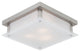 DVI Lighting DVP10351BNSSW Three Light Flushmount Helios Brushed Nick