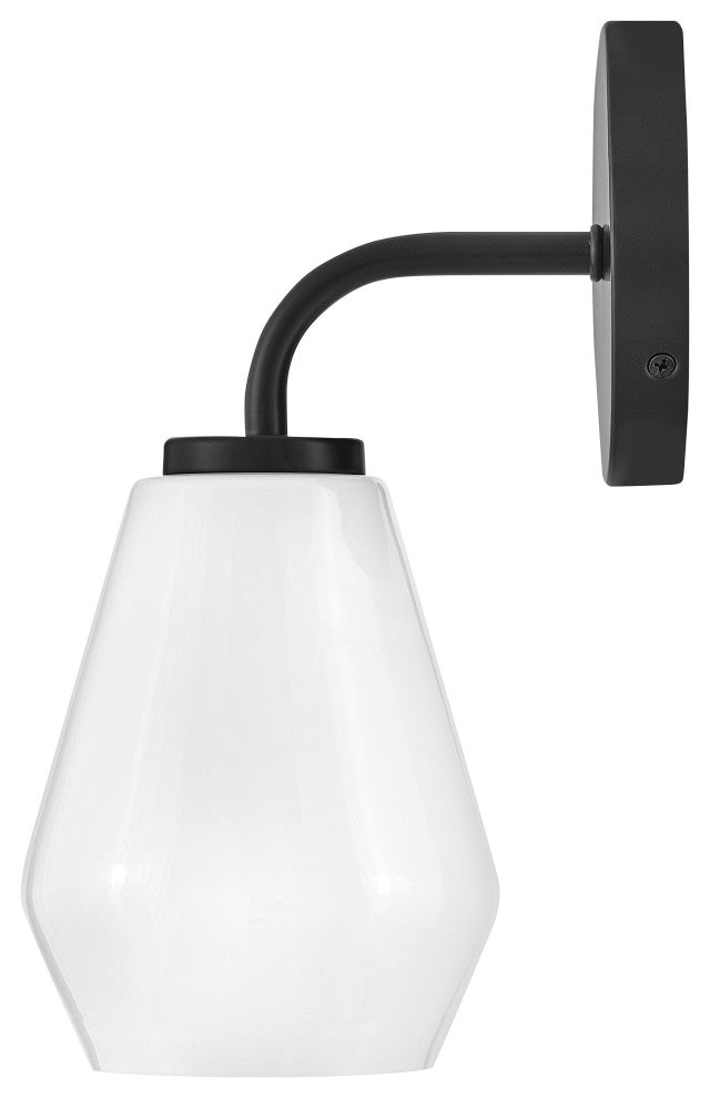 Lark Gio 11.25" Single Bath Vanity Light, Black