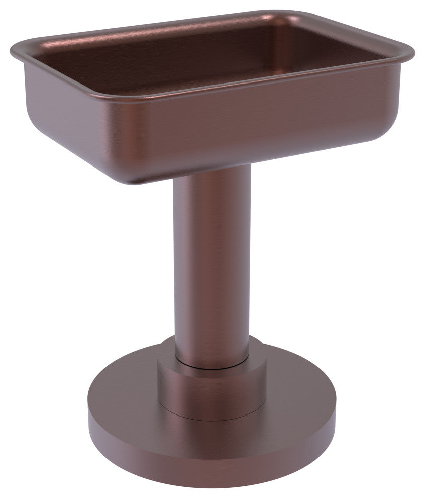 Vanity Top Soap Dish, Antique Copper