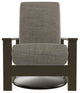 Leeward Deep Seat Outdoor Hidden Swivel Rocker, Cast/Beachwood