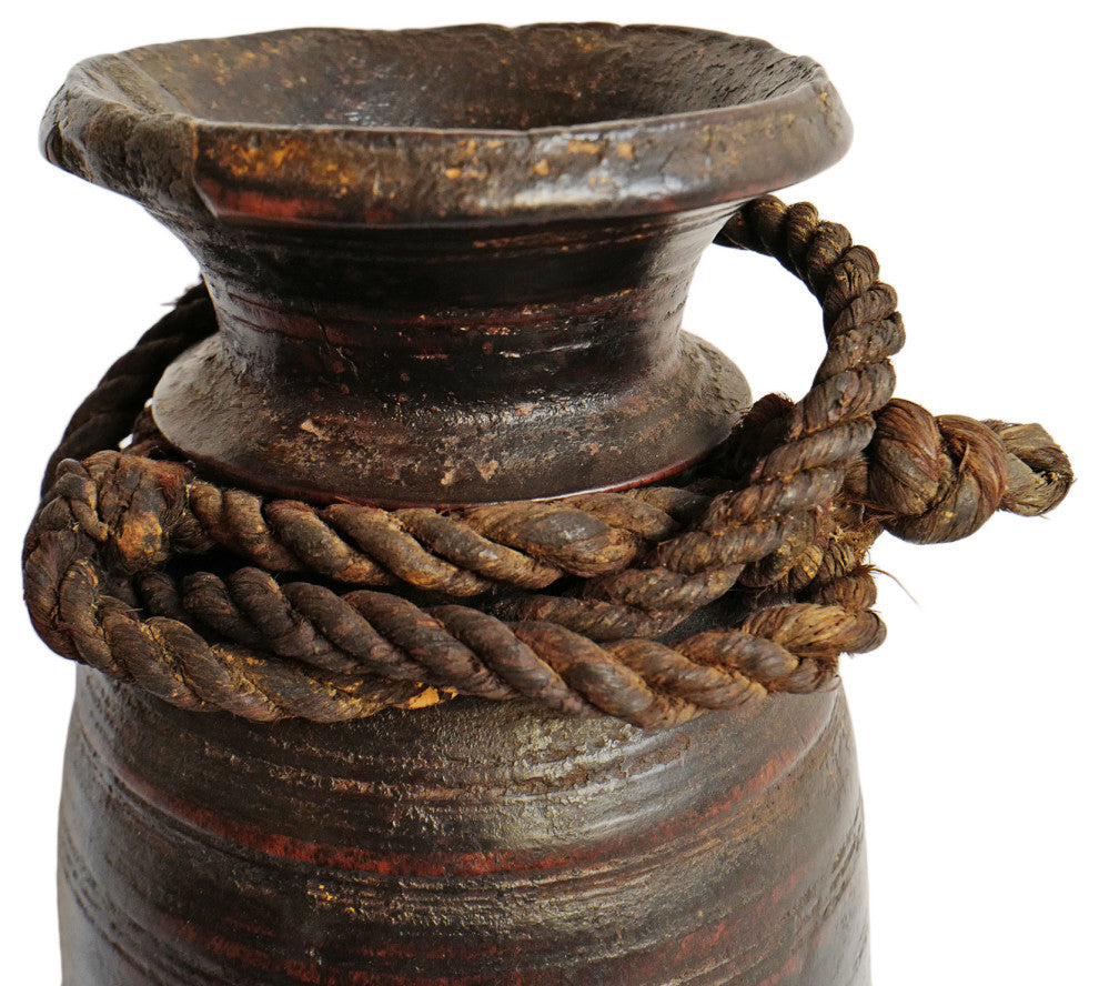 Consigned Nepal Tekhi Wood Pot