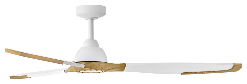 Hinkley Aileron 60" Led Smart Fan, Matte White