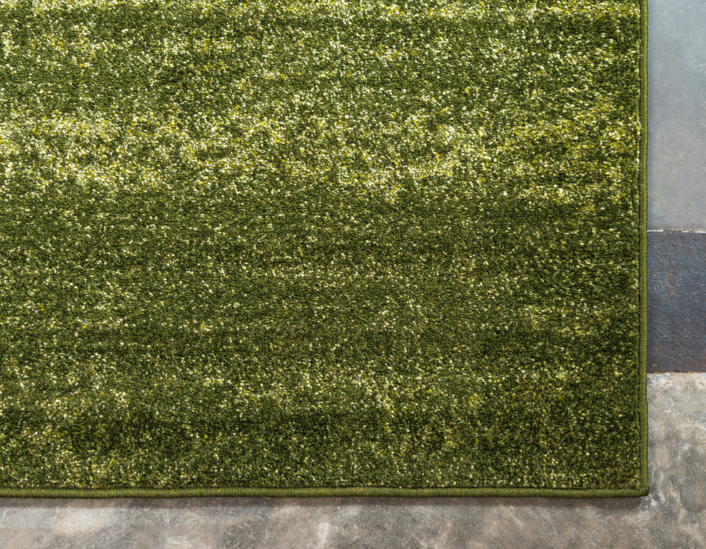 Unique Loom Green Del Mar Lucille 5' 0 x 8' 0 Area Rug