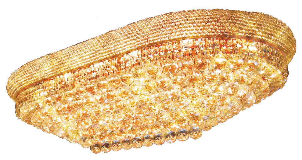 Artistry Lighting Primo Collection Flush Mount 36"x20"x14", Gold