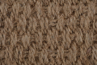 46.5"x14"x1.5" Natural/Recycled Rubber Boot Tray Tan Coir Insert