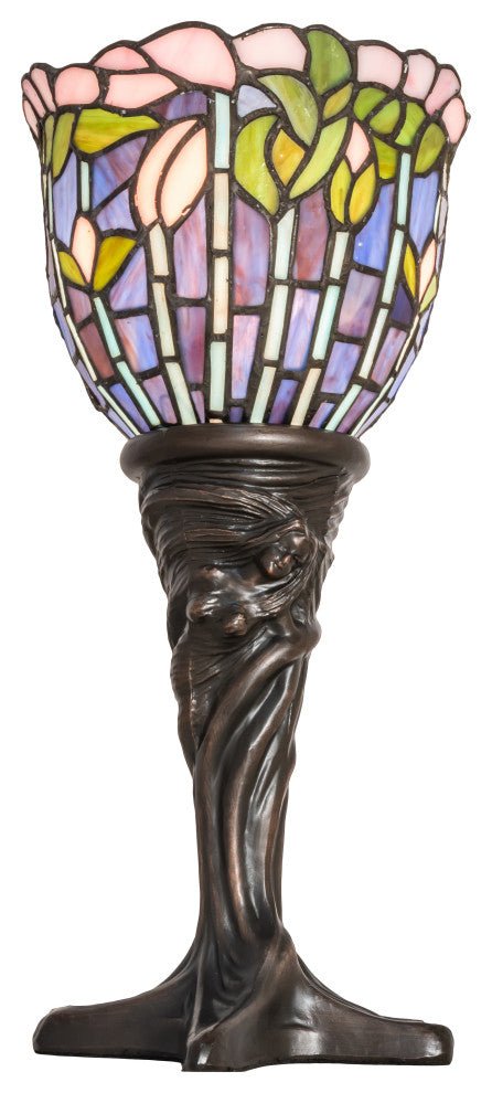 15 High Tiffany Flowering Lotus Mini Lamp