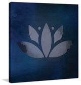 "Lotus Leaf" Painting Print on Wrapped Canvas