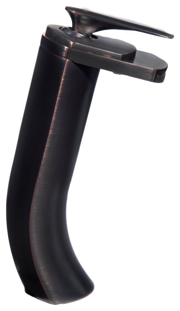 Cascade Single Lever Waterfall Vessel Faucet, GF-057 series, Oil Rubbed Bronze
