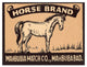"Horse Brand Matches" Digital Paper Print by Phillumenart, 32"x25"