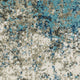 Vander Casual Abstract Power-Loomed Area Rug, Blue/Gray, 5'3"x7'3"