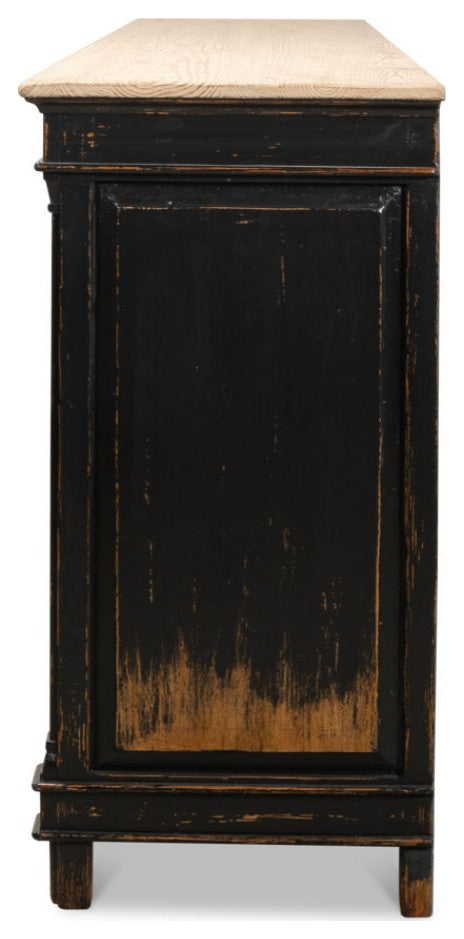 Marksman Extra Wide Sideboard Antique Ebony