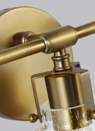 Clara 3-Light Vanity, Burnished Brass