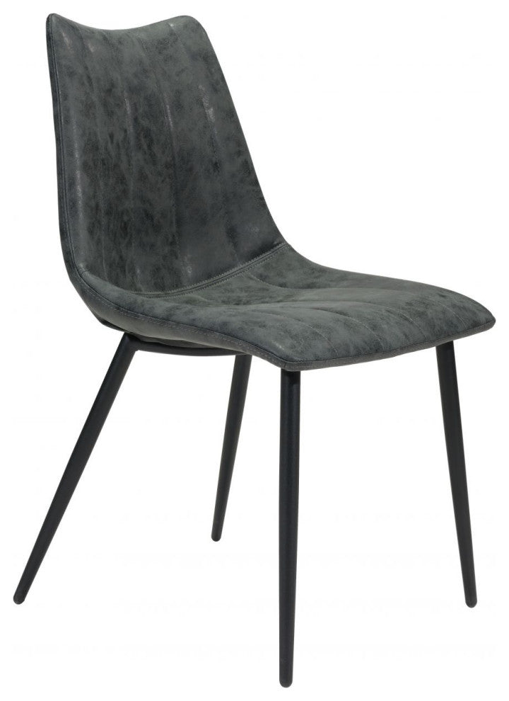 Norwich Dining Chair, Set of 2 Vintage Black