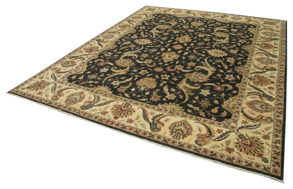 Rug N Carpet - Handwoven Oriental 11' 11" x 14' 9" Large Oushak Area Rug