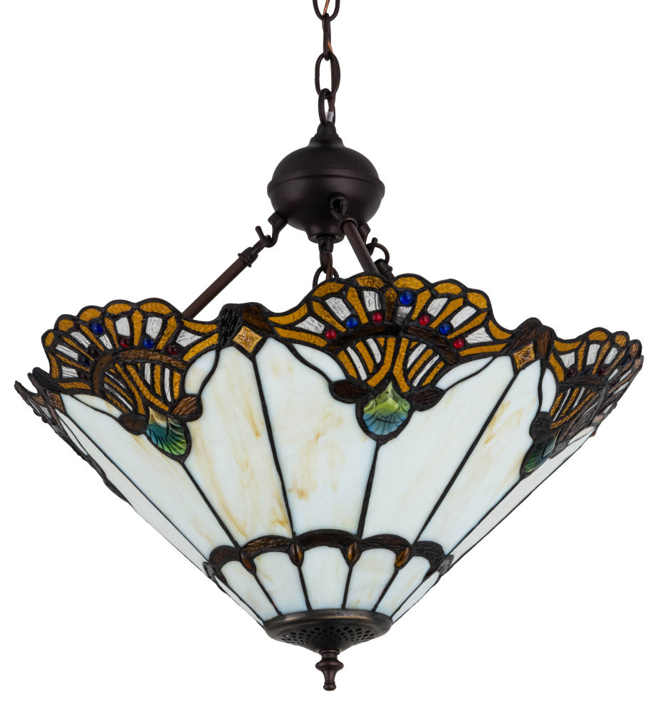 20W Shell with Jewels Inverted Pendant