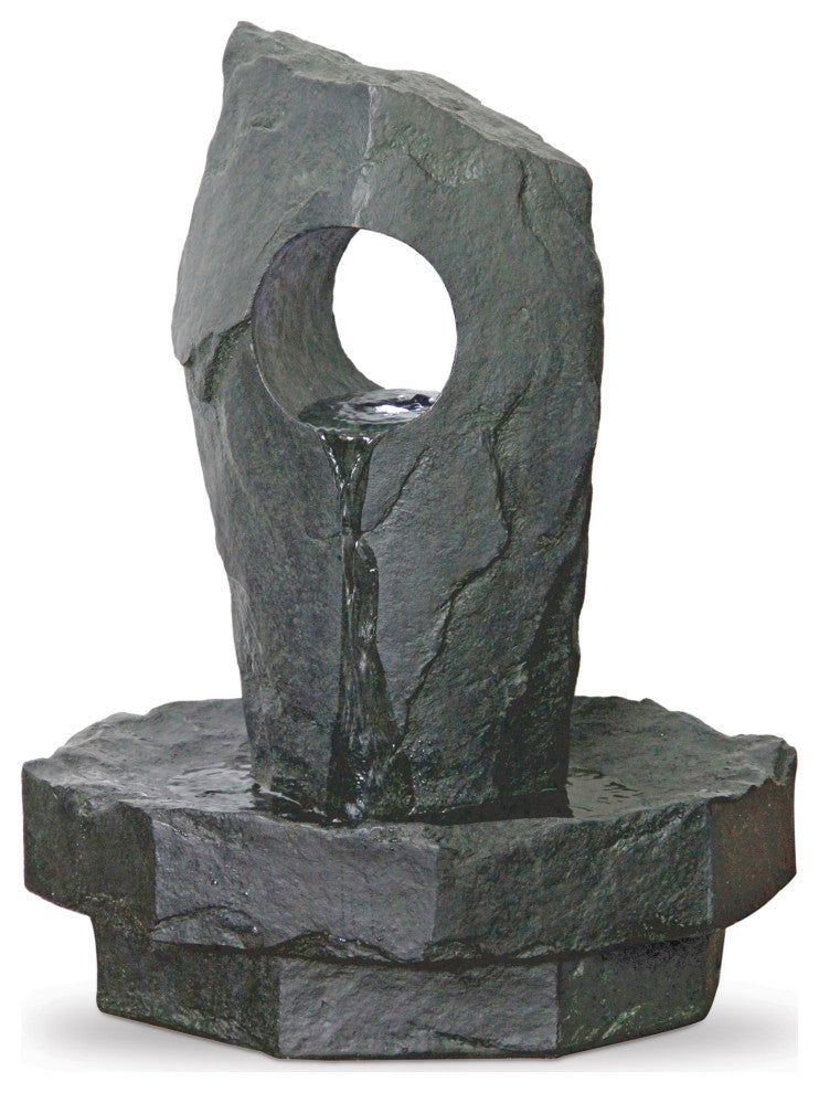 Stone Standing Rock Fountain 27.5"H