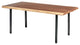 Takara Natural Teak Wood Live Edge Tables, Dining Table