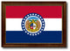 Missouri State Flag Canvas Print, 19"x27"