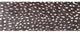 2' X 6' Chocolate Animal Print Washable Runner Rug With Uv Protection