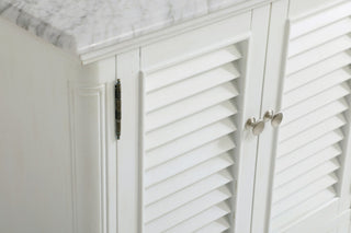 Home Living Single Bathroom Vanity, Antique White, 30"