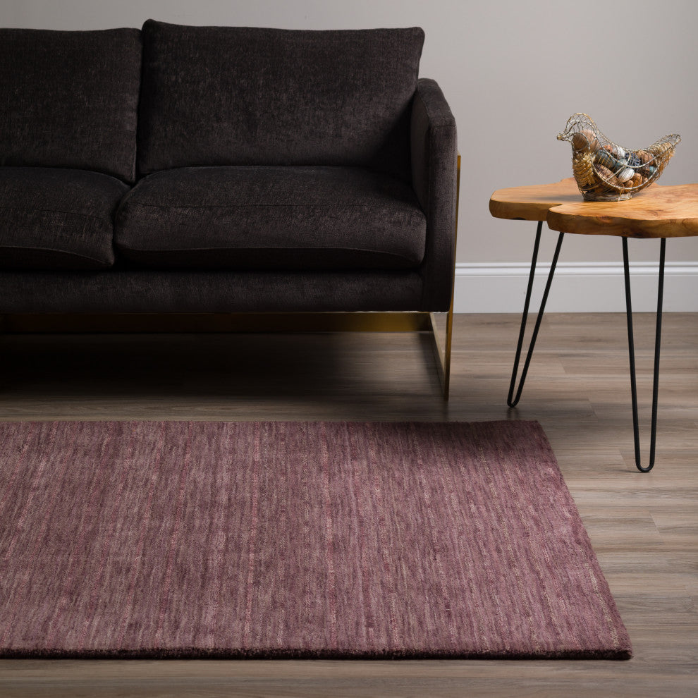 Dalyn Rafia RF100 Plum 4'x4' Square Rug