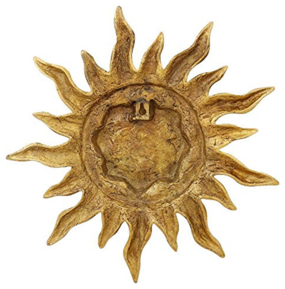 Indian Home Decor Sun And Ganesha Wall Hanging Statue 12" Weight 2.03 Kg