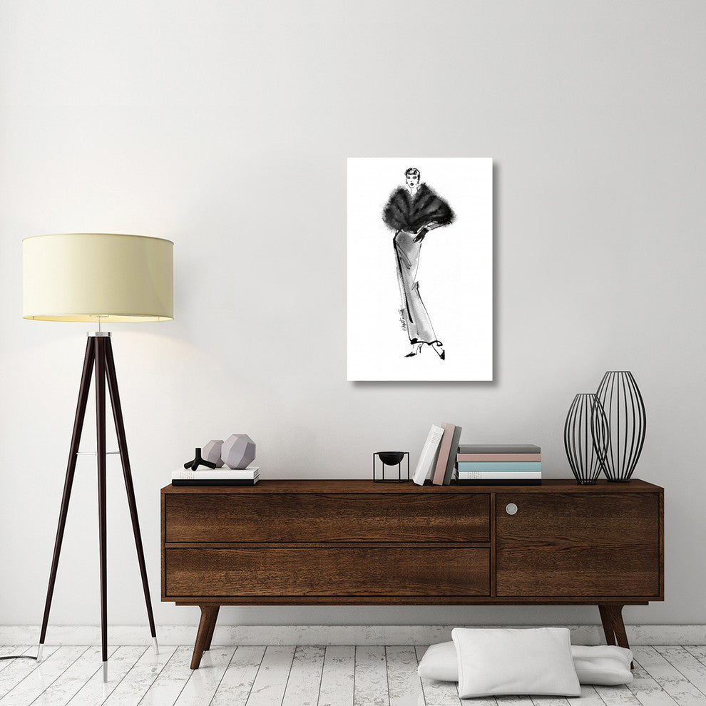 "Fifties Fashion I" Digital Paper Print by Anne Tavoletti, 25"x38"