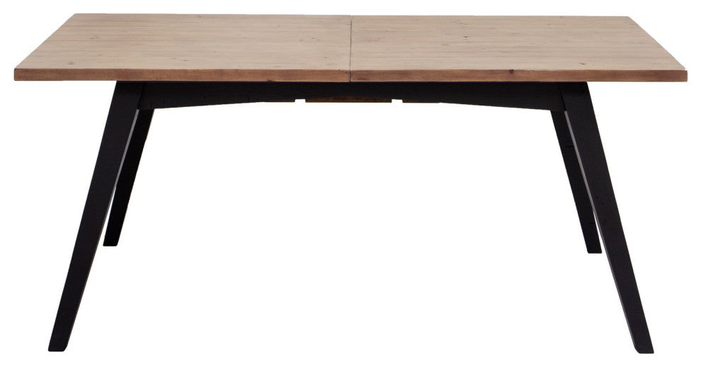 Viva Extension Dining Table, Brown/Black