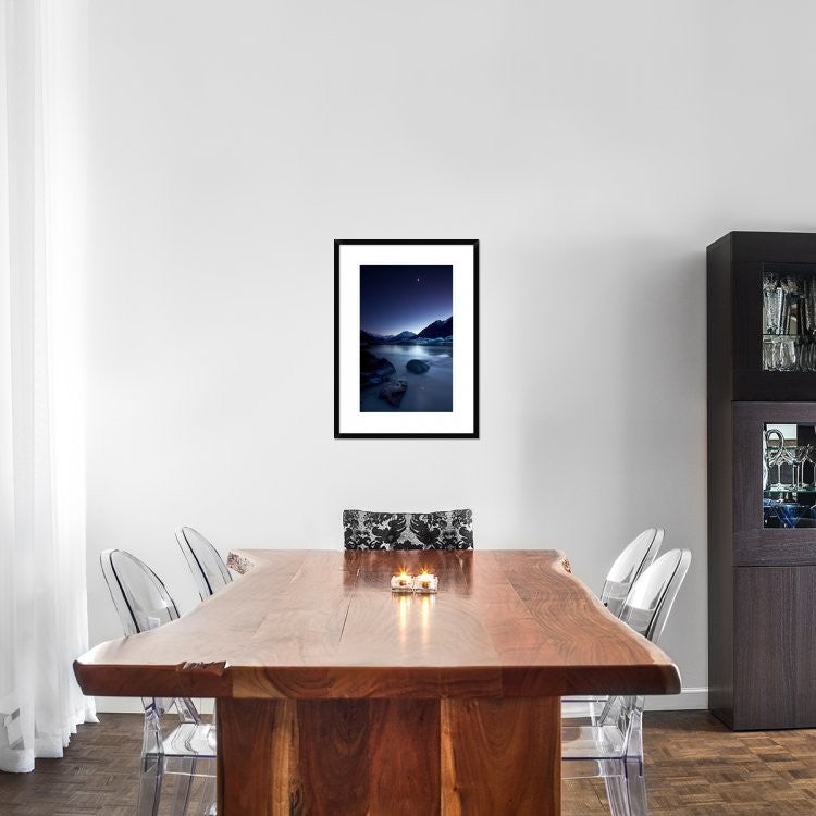 "Moonlight" Framed Digital Print by Yan Zhang, 22x30"