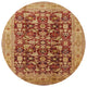 Ahgly Company Indoor Round Mid-Century Modern Area Rugs, 4' Round