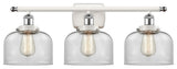 Innovations 916-3W-WPC-G72-LED 3-Light Vanity Light, White, Polished Chrome