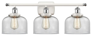 Innovations 916-3W-WPC-G72-LED 3-Light Vanity Light, White, Polished Chrome